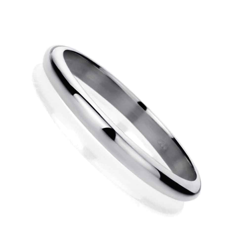 Pure 2mm Sterling Silver 925 Ring Classic Domed Band / Gift box / Ship from USA