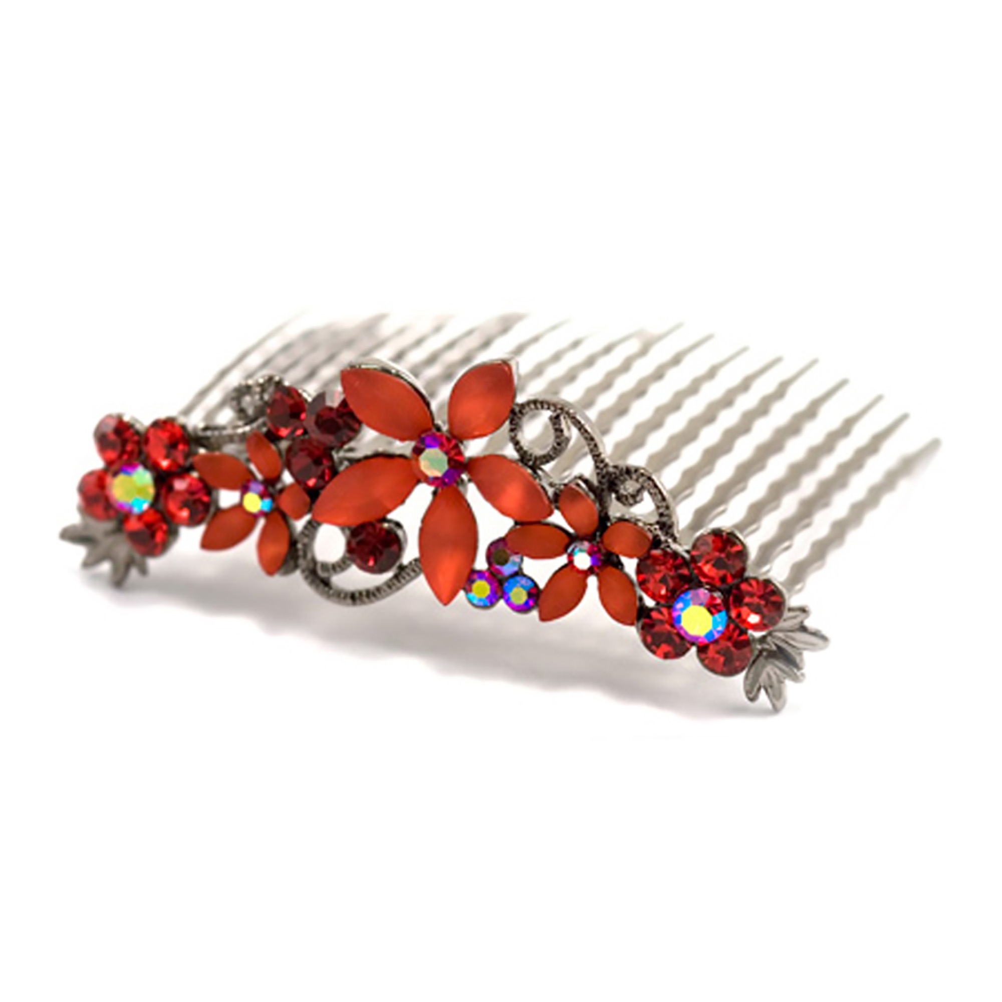 Hand Made Hair Jewelry swarovski crystal Hair Comb with ...