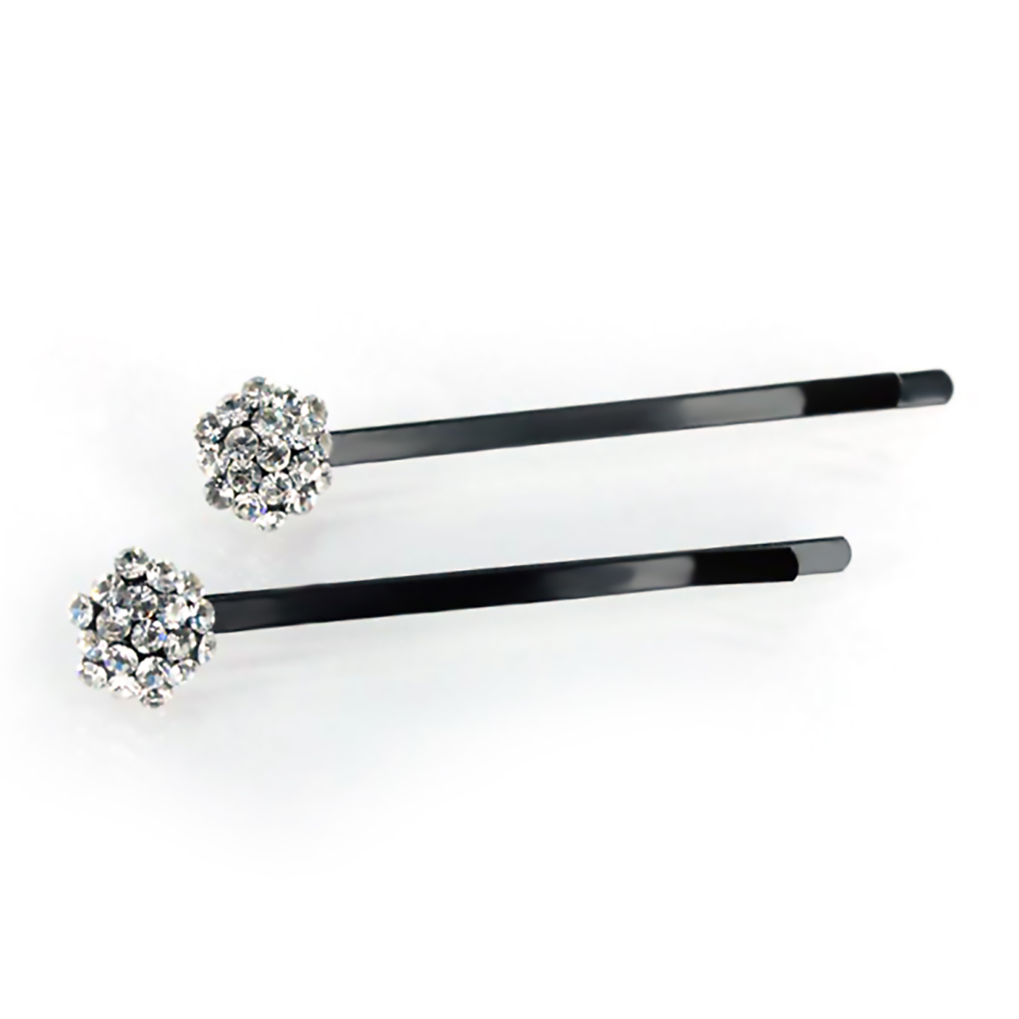 Hand Made Hair Jewelry swarovski crystal Cluster Mini Bobby Pins Set of