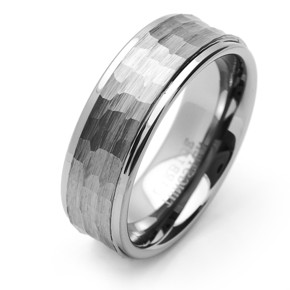 Men 9MM Comfort Fit Tungsten Carbide Wedding Band Brushed